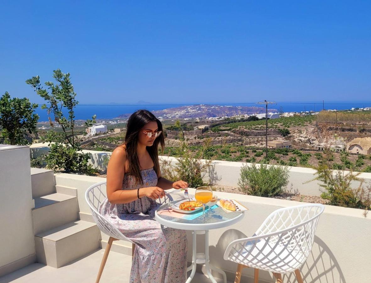 Vista Al Mar Santorini Villa Pýrgos Dış mekan fotoğraf